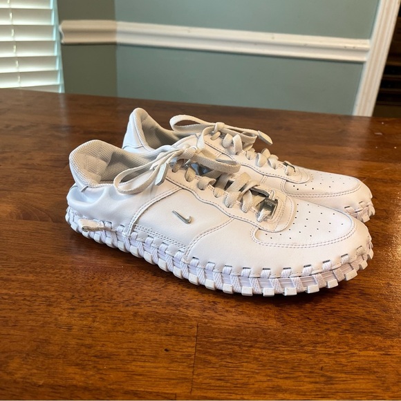 Nike x Jacquemus J Force 1 low white sneaker shoe size 9 women’s - Picture 1 of 14